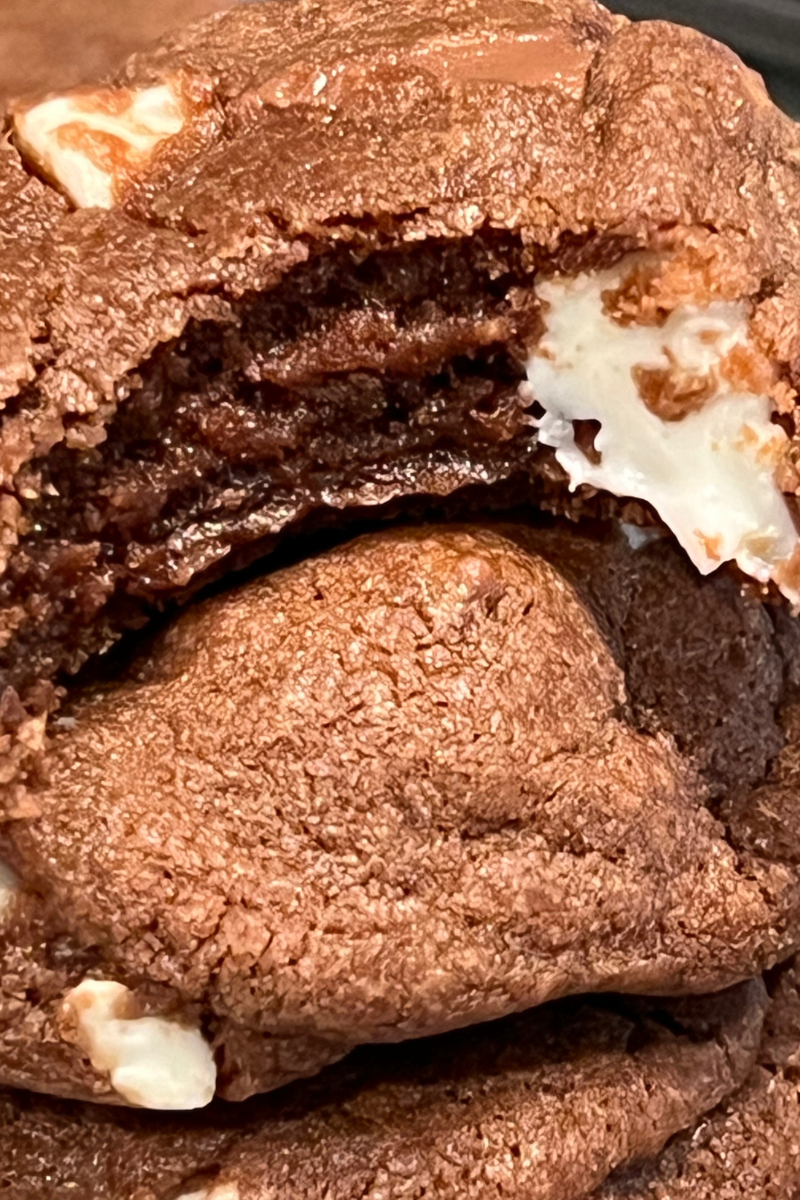 Chocolate White Chocolate Chip Cookies