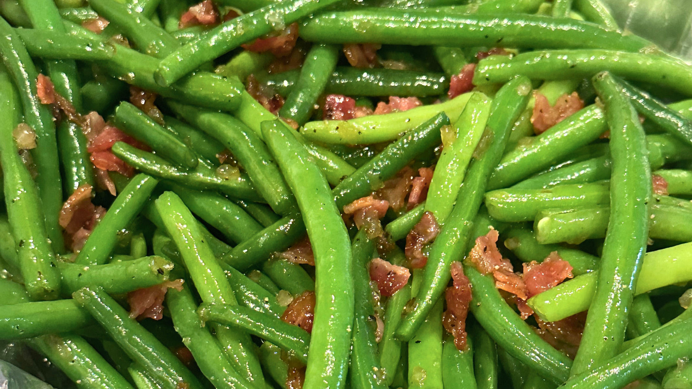 Delicious Brown Sugar Green Beans and Bacon